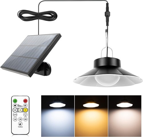 Solar hängeleuchte 920lm mit - solar,