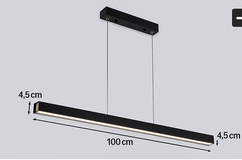 Led lineare hängeleuchte - led,